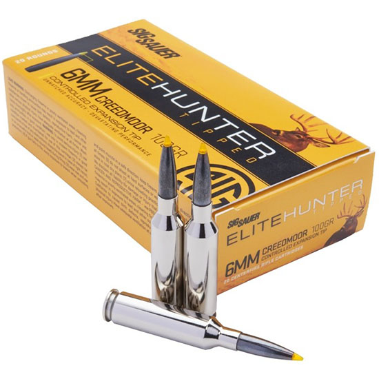 SIG AMMO 6MMCREED 100GR ELITE TIPPED 20/10 - Ammunition